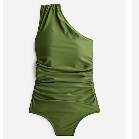 NWT J Crew 1 Shoulder Swimsuit - Picture 1 of 1